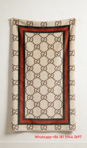 Luxury Gucci GG Monogram Framed Throw blankets IMG_2670